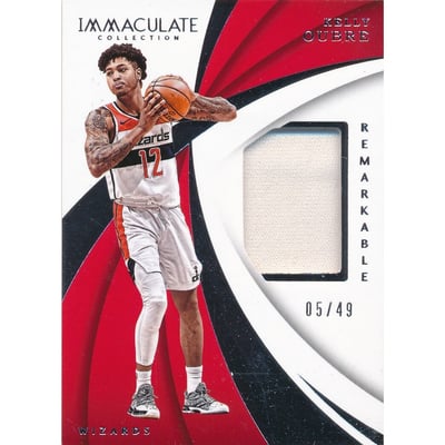 2017-18 Immaculate Collection Remarkable Memorabilia #67 Kelly Oubre Jr./49
