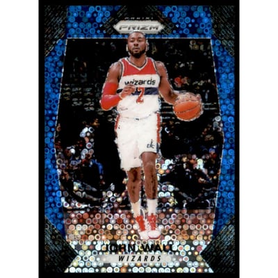 2017-18 Panini Prizm Prizms Fast Break Blue #131 John Wall