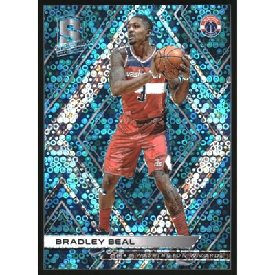2017-18 Panini Spectra Neon Blue #68 Bradley Beal