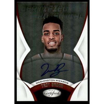 2018-19 Certified Certified Potential Autographs #15 Troy Brown Jr.