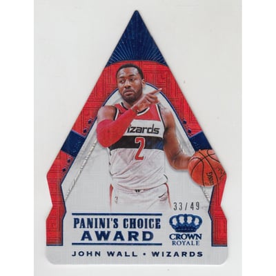 2018-19 Crown Royale Panini's Choice Blue #19 John Wall