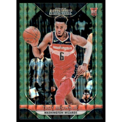 2018-19 Panini Prizm Mosaic Green #95 Troy Brown Jr.