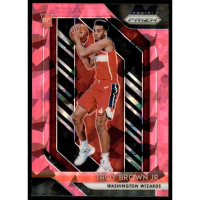 2018-19 Panini Prizm Prizms Pink Ice #213 Troy Brown Jr.