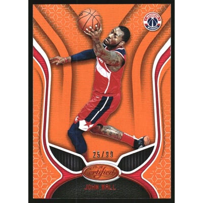 2019-20 Certified Mirror Orange #19 John Wall