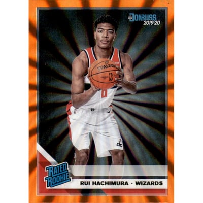 2019-20 Donruss Holo Orange Laser #208 Rui Hachimura RR