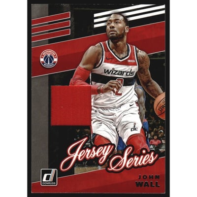 2019-20 Donruss Jersey Series #19 John Wall