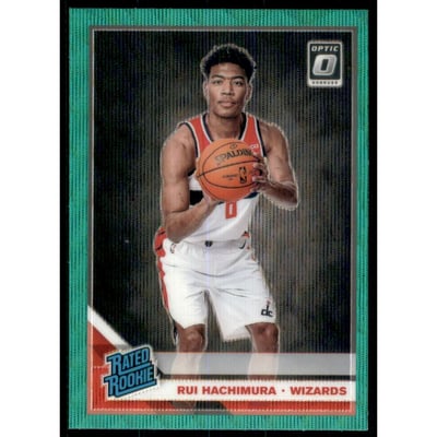 2019-20 Donruss Optic Green Wave #188 Rui Hachimura RR