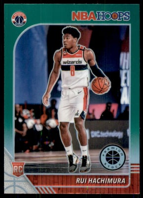 2019-20 Hoops Premium Stock Prizms Green #206 Rui Hachimura