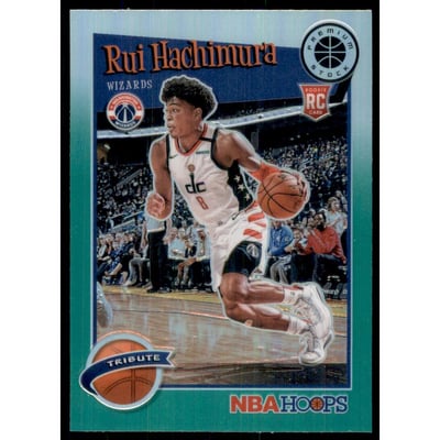 2019-20 Hoops Premium Stock Prizms Green #300 Rui Hachimura