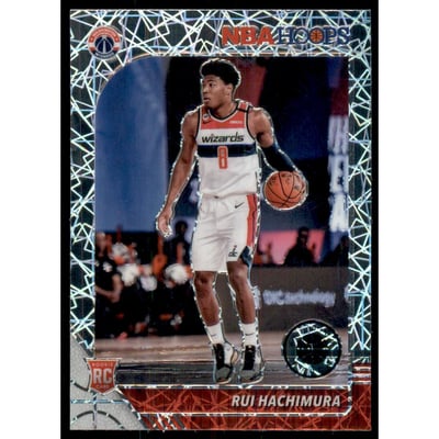 2019-20 Hoops Premium Stock Prizms Silver Mojo #206 Rui Hachimura
