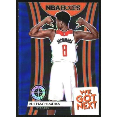 2019-20 Hoops Premium Stock We Got Next Blue #23 Rui Hachimura