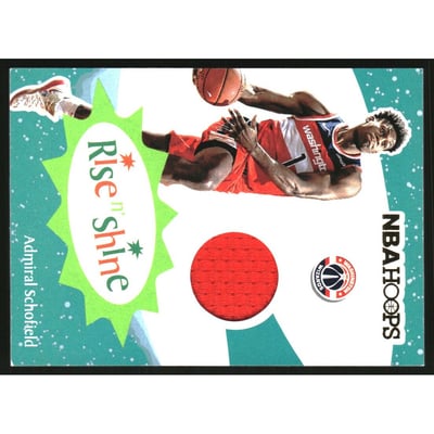 2019-20 Hoops Rise N Shine Memorabilia Winter #8 Admiral Schofield