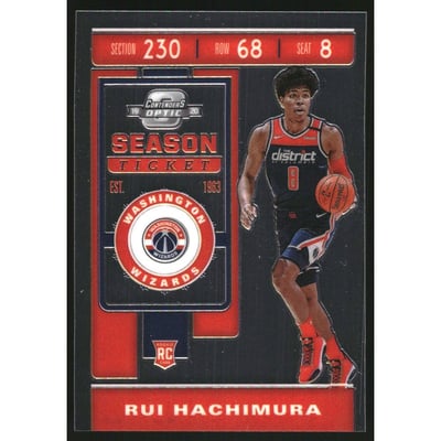 2019-20 Panini Contenders Optic T-Mall Rookies #123 Rui Hachimura