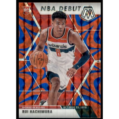 2019-20 Panini Mosaic Mosaic Blue Reactive #275 Rui Hachimura