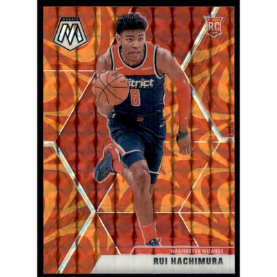 2019-20 Panini Mosaic Mosaic Orange Reactive #231 Rui Hachimura