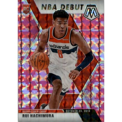 2019-20 Panini Mosaic Mosaic Pink Camo #275 Rui Hachimura