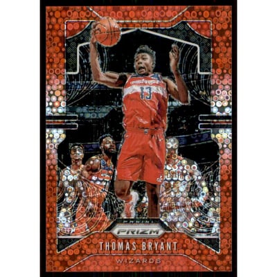 2019-20 Panini Prizm Prizms Fast Break Red #195 Thomas Bryant