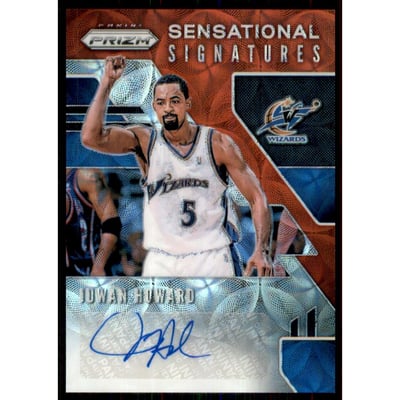 2019-20 Panini Prizm Sensational Signatures Prizms Choice #65 Juwan Howard