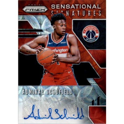 2019-20 Panini Prizm Sensational Signatures Prizms Choice #90 Admiral Schofield