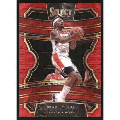 2019-20 Select Prizms Red Wave #66 Bradley Beal
