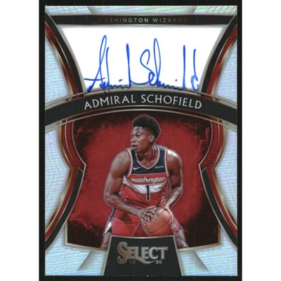 2019-20 Select Rookie Signatures #33 Admiral Schofield