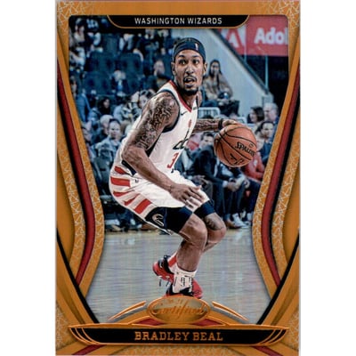 2020-21 Certified Mirror Orange #94 Bradley Beal