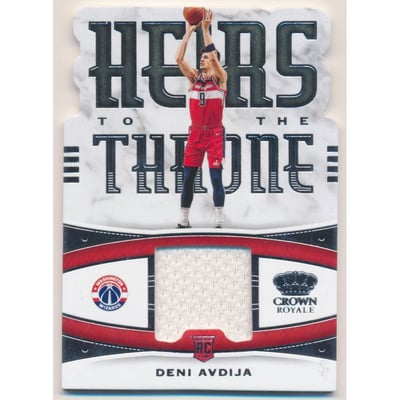 2020-21 Crown Royale Heirs to the Throne Materials #20 Deni Avdija