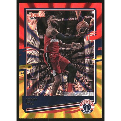 2020-21 Donruss Holo Red and Gold Laser #49 John Wall