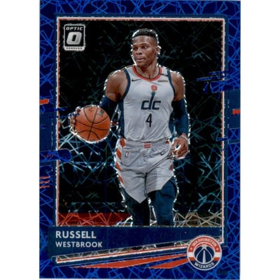 2020-21 Donruss Optic Blue Velocity #70 Russell Westbrook