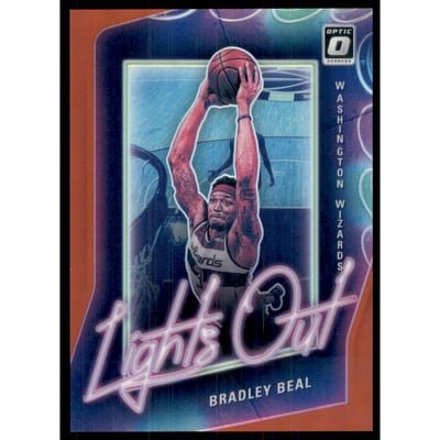 2020-21 Donruss Optic Lights Out Red #2 Bradley Beal