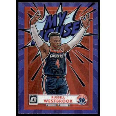 2020-21 Donruss Optic My House Purple #14 Russell Westbrook