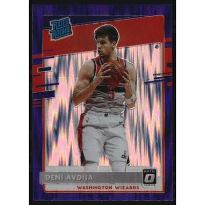 2020-21 Donruss Optic Purple Shock #159 Deni Avdija RR