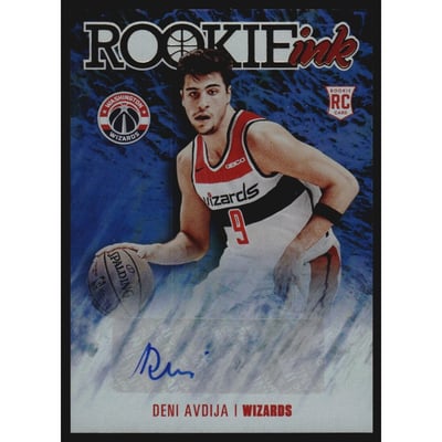 2020-21 Hoops Rookie Ink #8 Deni Avdija
