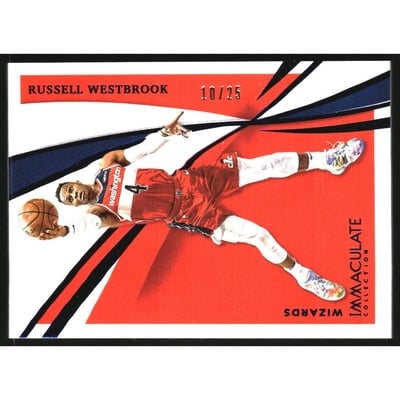 2020-21 Immaculate Collection Blue #31 Russell Westbrook