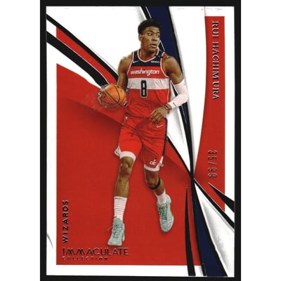 2020-21 Immaculate Collection #95 Rui Hachimura
