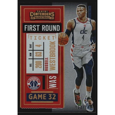 2020-21 Panini Contenders First Round Ticket #60 Russell Westbrook