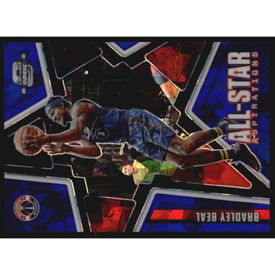 2020-21 Panini Contenders Optic All-Star Aspirations Blue Cracked Ice #12 Bradley Beal