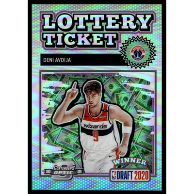 2020-21 Panini Contenders Optic Lottery Ticket #9 Deni Avdija