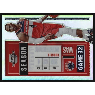 2020-21 Panini Contenders Optic Silver #60 Russell Westbrook
