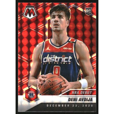 2020-21 Panini Mosaic Mosaic Red #272 Deni Avdija