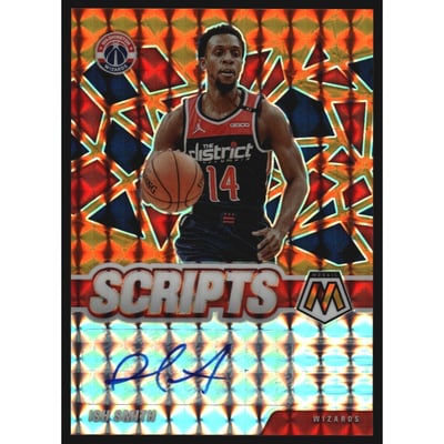 2020-21 Panini Mosaic Scripts Orange #34 Ish Smith