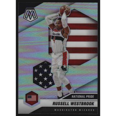 2020-21 Panini Mosaic Silver #253 Russell Westbrook