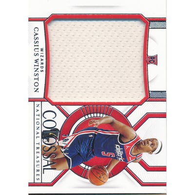 2020-21 Panini National Treasures Colossal Rookie Materials #38 Cassius Winston