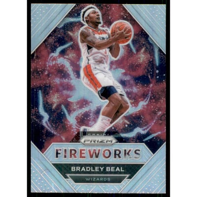 2020-21 Panini Prizm Fireworks Prizms Silver #10 Bradley Beal