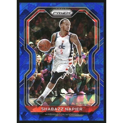 2020-21 Panini Prizm Prizms Blue Ice #193 Shabazz Napier