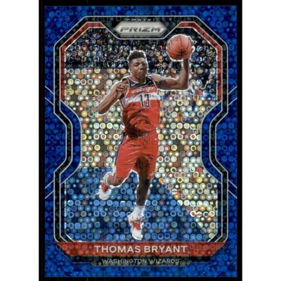 2020-21 Panini Prizm Prizms Fast Break Blue #76 Thomas Bryant