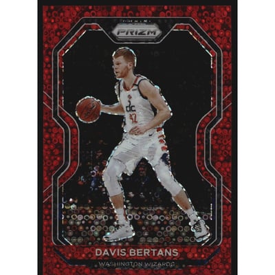 2020-21 Panini Prizm Prizms Fast Break Red #98 Davis Bertans