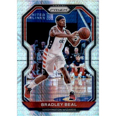 2020-21 Panini Prizm Prizms Hyper #230 Bradley Beal