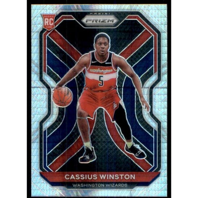2020-21 Panini Prizm Prizms Hyper #275 Cassius Winston