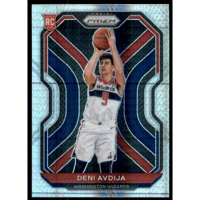2020-21 Panini Prizm Prizms Hyper #290 Deni Avdija